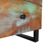 vidaXL Table de chevet 40x33x46 cm Bois massif de récupération