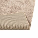 vidaXL Coureur de Tapis MARSA Beige 80 x 400 cm Polyester et PVC