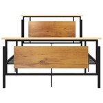 vidaXL Cadre de lit sans matelas métal 120x200 cm