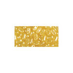 Perle rocaille cirée jaune 2 trous