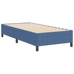 vidaXL Cadre de lit Bleu 100 x 200 cm Tissu en velours côtelé