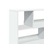 vidaXL Bibliothèque/Séparateur de pièce blanc 100x33x94 5 cm