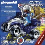 PLAYMOBIL 71092 - City Action Policier et quad