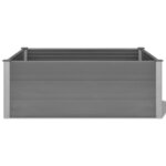 vidaXL Lit surélevé de jardin WPC 150x100x54 cm Gris