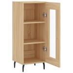 vidaXL Buffet Chêne sonoma 34 5x34x90 cm Bois d'ingénierie