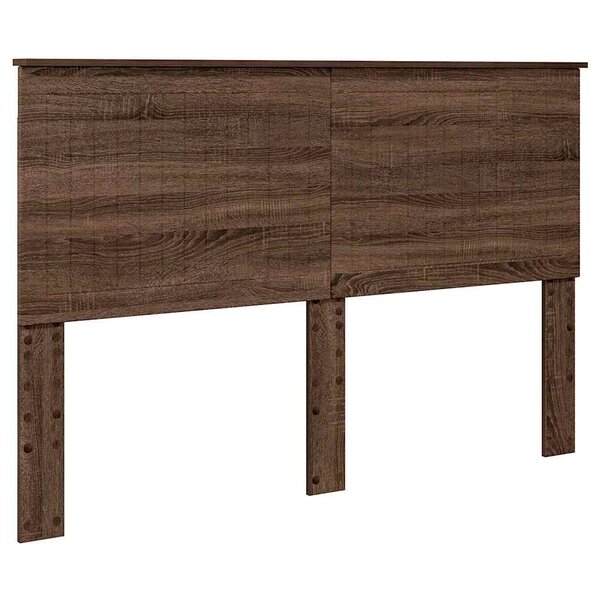 vidaXL Tête de lit Chêne brun 150 cm Bois d'ingénierie