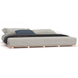 vidaXL Cadre de lit sans matelas 160x200 cm bois massif de pin