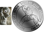 Monnaie ATLAS 1/500 Oz Palladium 25$ Liberia 2026 (PRÉCOMMANDE)