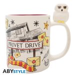Harry Potter Mug 3D - Hedwige et Privet Drive