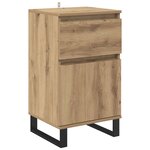 vidaXL Buffet chêne artisanal 35 x 40 x 70 cm Bois d'ingénierie