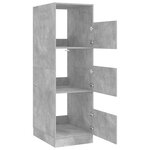 vidaXL Armoire à Laver Béton 50 x 68 x 162 cm Bois d'ingénierie