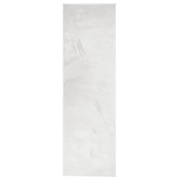 vidaXL Tapis OVIEDO à poils courts gris 80x250 cm