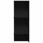 vidaXL Meuble de couloir avec étagère Chêne noir 97 5 x 37 x 99 cm