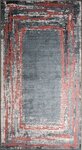 Tapis d'intérieur RING 80 x 150 cm - Rouge