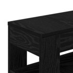 vidaXL Cabinet de Salle de Bain Étroite Chêne noir 65 x 23 x 87 cm