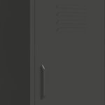 vidaXL Armoire de rangement Anthracite 42 5x35x101 5 cm Acier