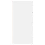 vidaXL Buffets 2 Pièces blanc 60x39x80 cm bois d’ingénierie