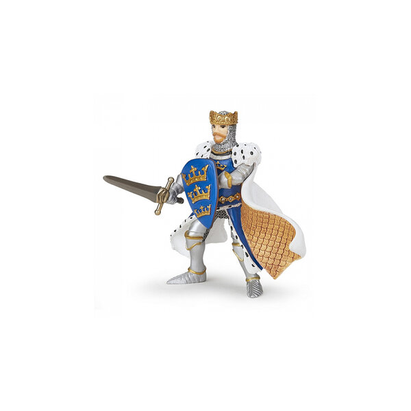 39953 Figurine historique Roi Arthur Bleu