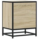 vidaXL Table de chevet chêne sonoma 40x31x50 cm bois d’ingénierie