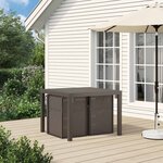 vidaXL Chaises de jardin salle à manger 2 Pièces Gris clair et Taupe PP