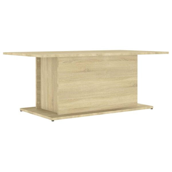 vidaXL Table basse chêne sonoma 102x55 5x40 cm bois d'ingénierie