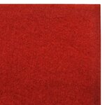 vidaXL Tapis rouge 1 x 10 m 400 g/m²