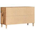 vidaXL Buffet vieux bois 100x36x60 cm bois d'ingénierie