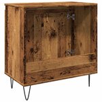 vidaXL Armoire de salle de bain vieux bois 58x33x60 cm bois ingénierie