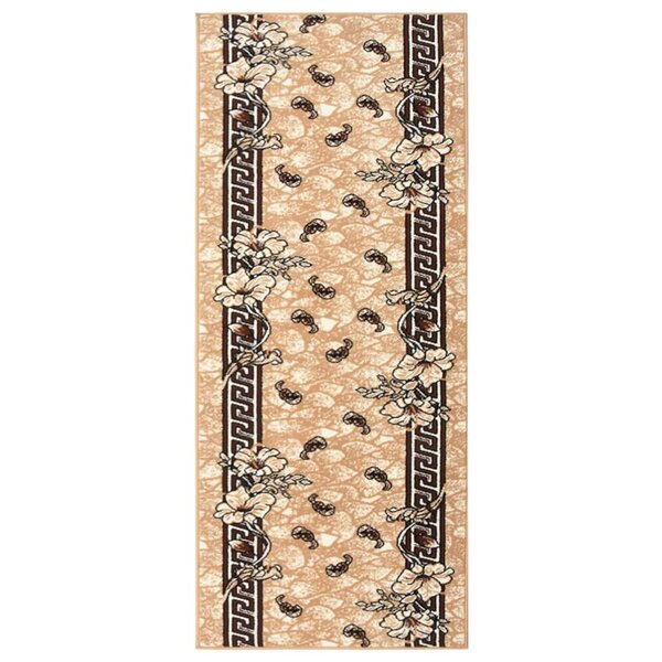 vidaXL Tapis BCF Beige 100x250 cm
