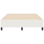 vidaXL Cadre de lit Crème 140x190 cm en tissu corduroy