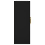 vidaXL Armoire murale noir 69 5x34x90 cm