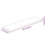 vidaXL Tête de lit murale 12 Pièces Crème Velours