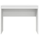 vidaXL Bureau Blanc 100 x 40 x 76 cm Bois d'ingénierie