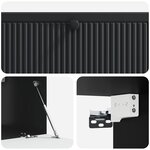 vidaXL Meuble TV mural Noir 98 x 41 x 30 cm Bois d'ingénierie
