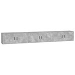vidaXL Meubles TV muraux 3 Pièces gris béton 100x34 5x40 cm