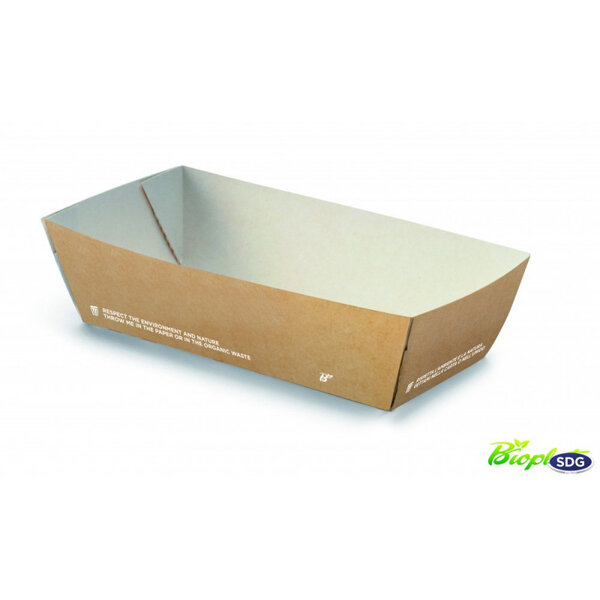 Barquette à emporter en carton  - lot de 300 - sdg -  - carton