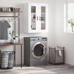 vidaXL Armoire murale blanc 69 5x34x90 cm