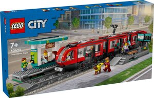 LEGO City - Tramway et Station du Centre-Ville - Ensemble de Construction 60423