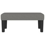 vidaXL Banc Gris foncé 70x30x30 cm Tissu
