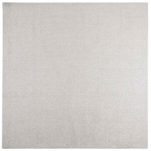 vidaXL Tapis de surface HUARTE Crème et gris 200 x 200 cm Polyester