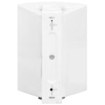 vidaXL Haut-parleurs stéréo muraux 2Pièces blanc intérieur extérieur 100W