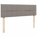 VidaXL Cadre de lit ottoman avec matelas taupe 160x200 cm tissu