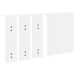 vidaXL Porte-manteau mural Blanc 85 x 10 x 45 cm Bois d'ingénierie