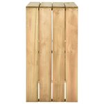 vidaXL Table de bar 100x60x110 cm Bois de pin imprégné