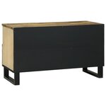 vidaXL Armoire de rangement pour médias Marron 80 x 33.5 x 46 cm