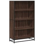 vidaXL Bibliothèque chêne marron 80 5x35x139 cm bois d'ingénierie