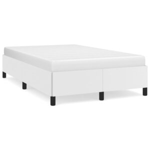 vidaXL Cadre de lit sans matelas blanc 120x190 cm similicuir