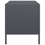 vidaXL Meuble TV anthracite 68x39x43 5 cm acier laminé à froid