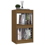 vidaXL Bibliothèque Marron miel 40x30x71 5 cm Bois de pin massif