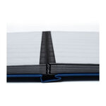 Classeur grand format 32 pages noires pour timbres. Couleur - Bleu